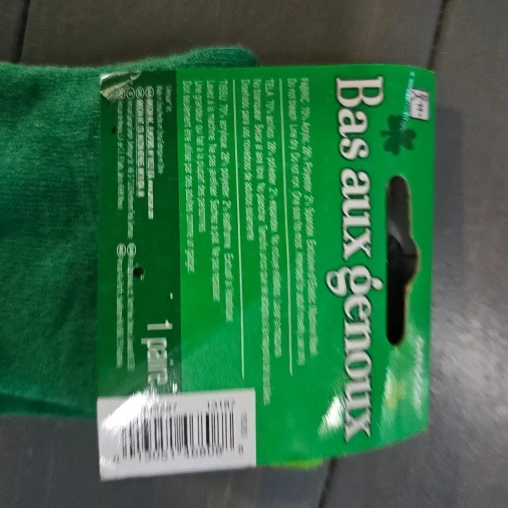 Amscan Leprechaun St Patrick's Day Green Irish Belts Knee High Socks One Size